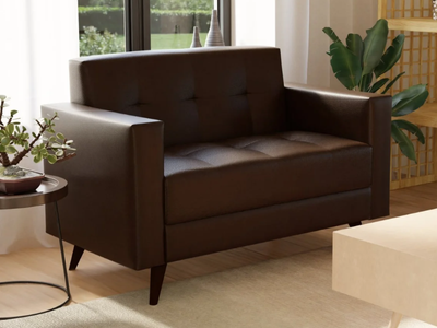 Sofá 2 Lugares Corino Vitrola Decorr