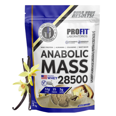 Hipercalórico Anabolic Mass 28500 3kg Profit Labs