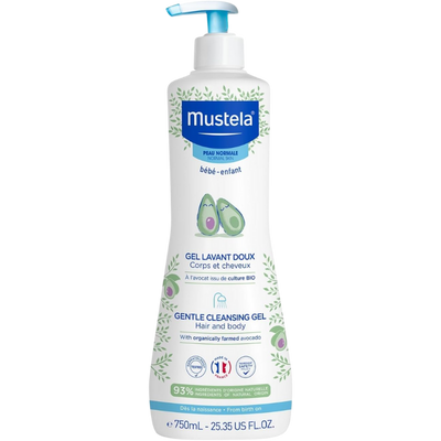 Sabonete Líquido Mustela Gel Lavante Suave 750ml