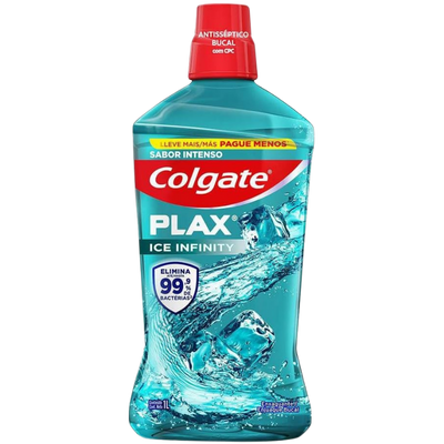 Enxaguante Bucal Colgate Plax Ice Infinity 1L