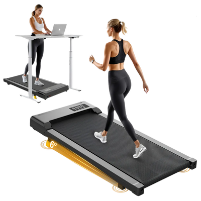 Esteira Elétrica Inclinação Amortecimento Duplo e LED