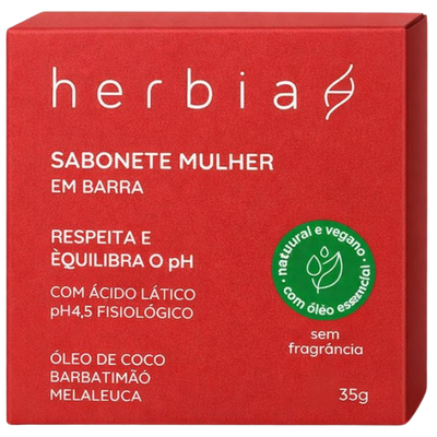 Herbia Sabonete Mulher Íntimo em Barra 35g