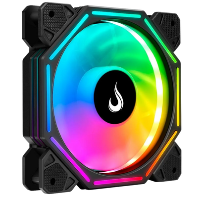 Ventoinha Rise Mode Hex Turbine ARGB 120mm RM-H-ARGB-TOR-B