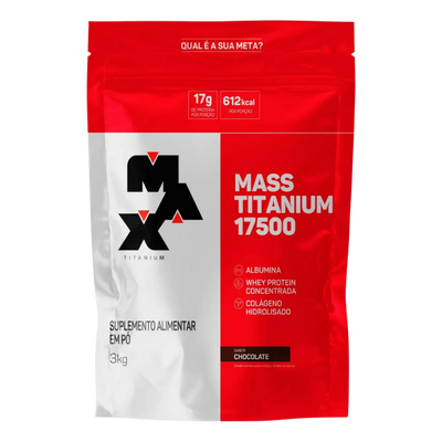 Hipercalórico Mass Titanium 17500 3kg Max Titanium