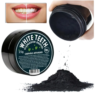 Clareador Dental Carvão Ativado em Pó