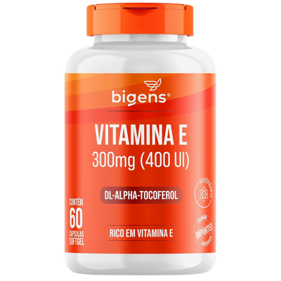 Suplementos de Vitamina E: Atua como antioxidante