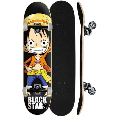 Skate Semi Profissional Black Star Pirata