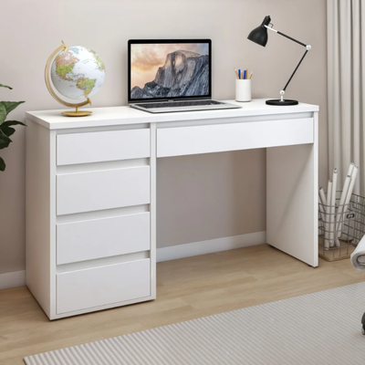 Escrivaninha 5 Gavetas 100% MDF Berlim Yescasa