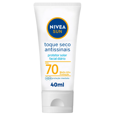 Protetor Solar Facial Toque Seco FPS 70 Nivea Sun