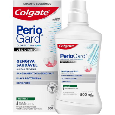 Enxaguante Bucal Colgate PerioGard Uso Diário 500ml
