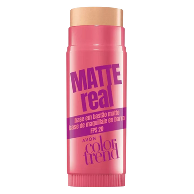 Base em Bastão Matte Real FPS 20 Color Trend Avon