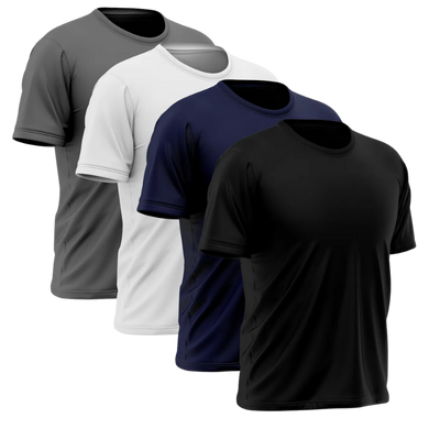 Kit 4 Camisetas Dry Fit Masculinas Tecido Gelado UV50 Fiotimports