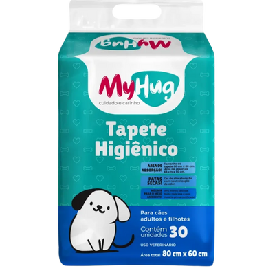 Tapete Higiênico MyHug 80x60cm (Versão Premium)