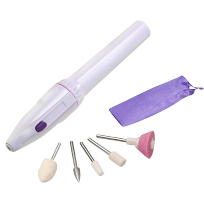 Kit de Manicure Elétrica 5 em 1 Portátil