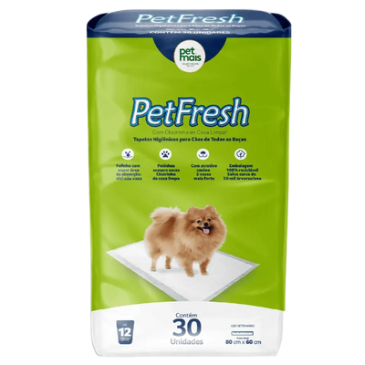 Tapete Higiênico Pet Fresh Petmais 80x60cm