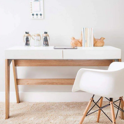 Escrivaninha 125cm 2 Gavetas 26105 Trend