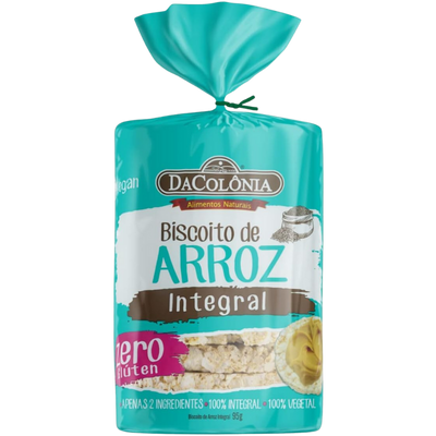 Biscoito de Arroz Integral: Mata a Vontade do Salgadinho