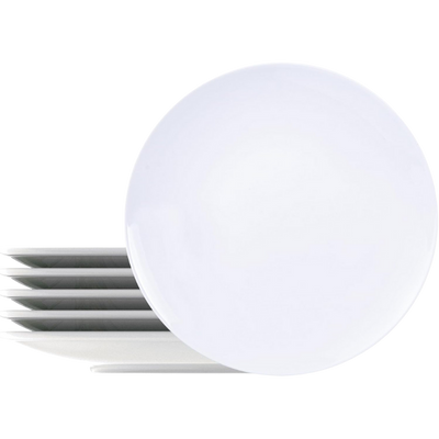 Jogo Prato Raso 6 Peças Tramontina Leonora 25cm