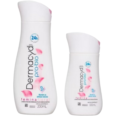 Sabonete Líquido Dermacyd Floral Combo 200 ml + 100 ml