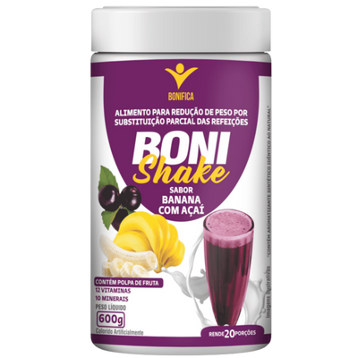 Shake Emagrecedor Banana com Açaí Boni 600g