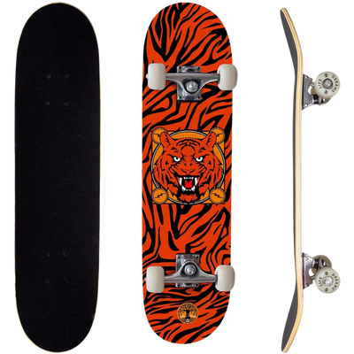 Skate Street PRO-1 Maple Laranja Tiger Life Dreams
