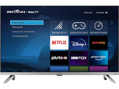 Smart TV 32” Britânia Roku BTV32G7PR2CSGBLH
