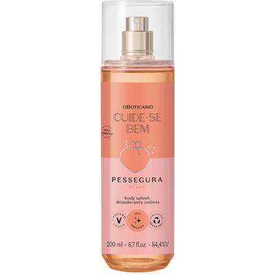 Cuide-se Bem Body Splash Desodorante Colônia Pessegura 200ml