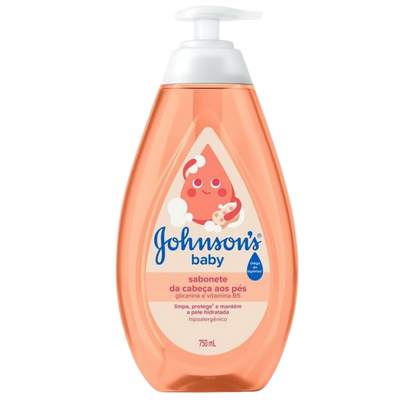 Sabonete Líquido Johnson’s Baby Glicerina Cabeça aos Pés 750ml