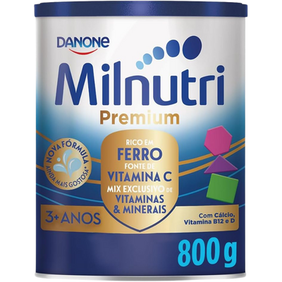 Fórmula Infantil Milnutri Premium Pré-Escolar (800 g)