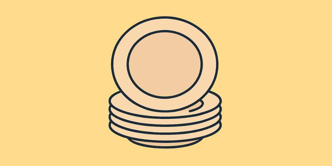 jogo de prato 6 pecas