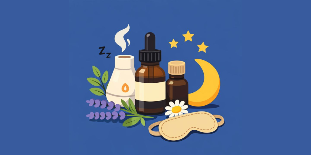 oleos essenciais para controle de ansiedade e sono