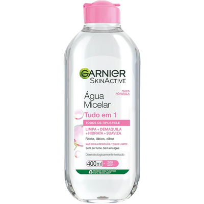 Água Micelar Garnier Tudo em 1 Skin Active 400ml