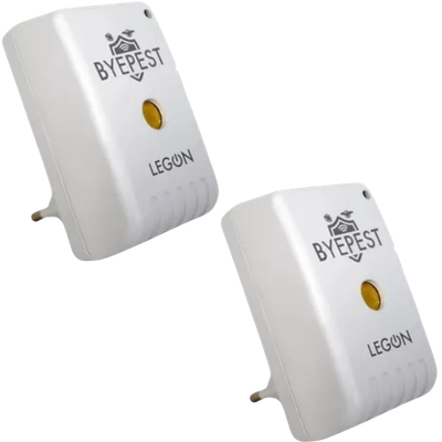 Kit 2 Repelentes Eletrônicos de Ratos Ultrassônico Byepest