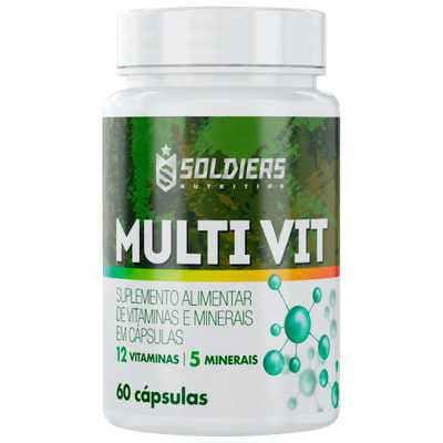 Multivitamínico Soldier Nutrition 60 Cápsulas
