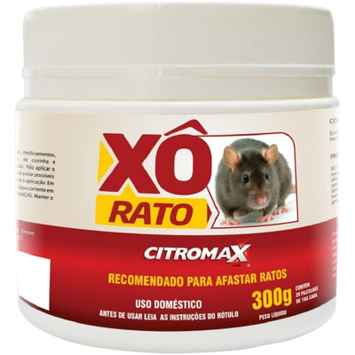 Repelente Xô Rato Citromax Pastilhas Hortelã 300g