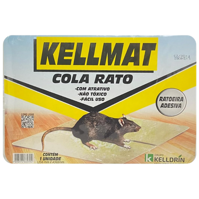 Kit 5 Unidades Raticida Isca Cola para Rato Kellmat