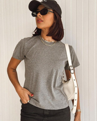 Blusa T-Shirt Básica Premium 100% Algodão (Várias Cores)