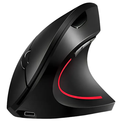 Mouse Vertical Bluetooth Recarregável