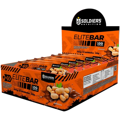 Elitebar Barra de Proteína Soldier Nutrition 12 Unidades