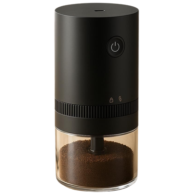 Moedor de Café Elétrico Compacto Aço Inox