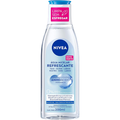Água Micelar 7 em 1 Refrescante Nivea 200ml