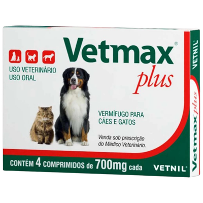 Vetmax Plus 4 Comprimidos — preços na Amazon e Mercado Livre