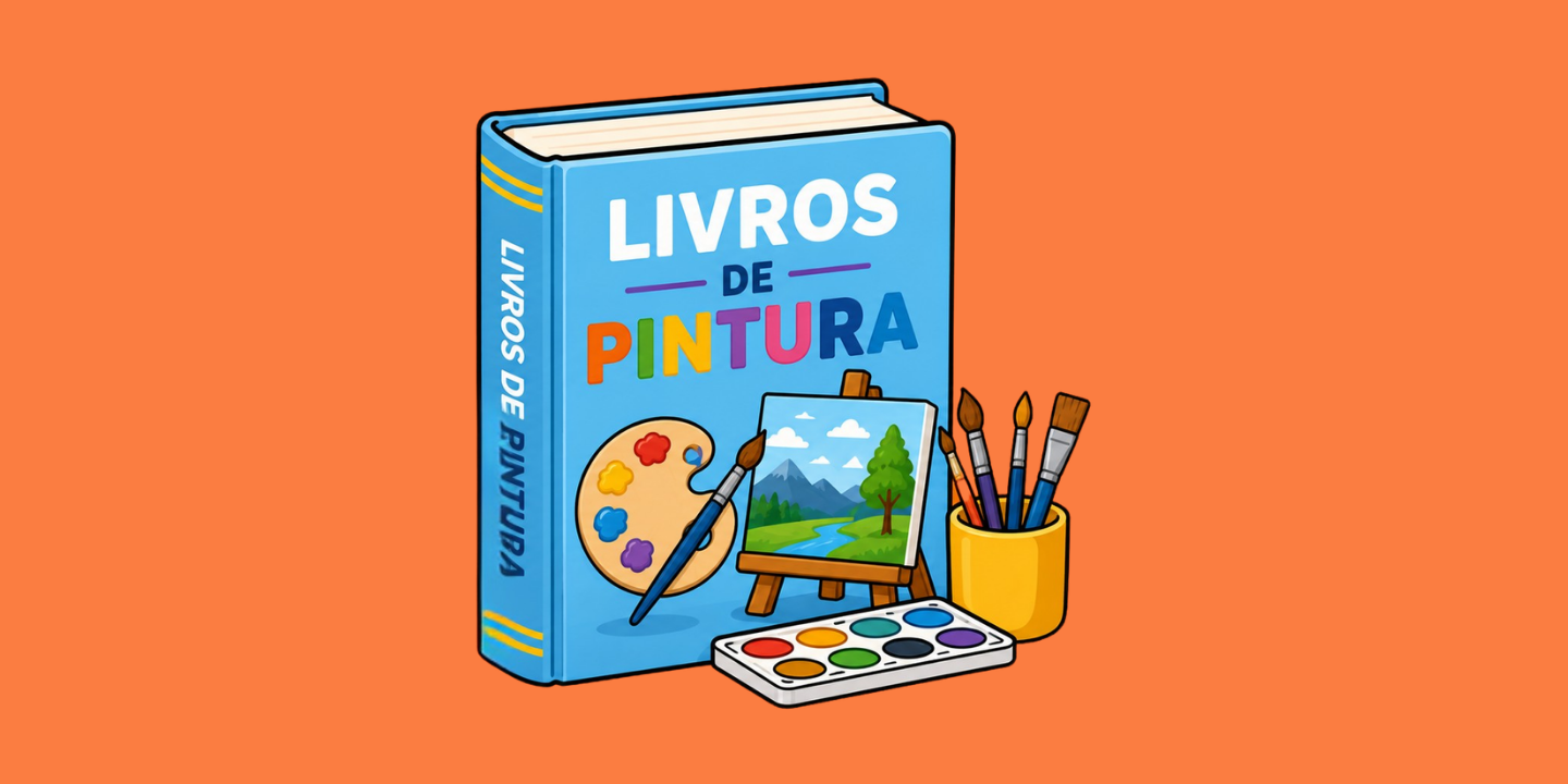 livros de pintura profissional e amador