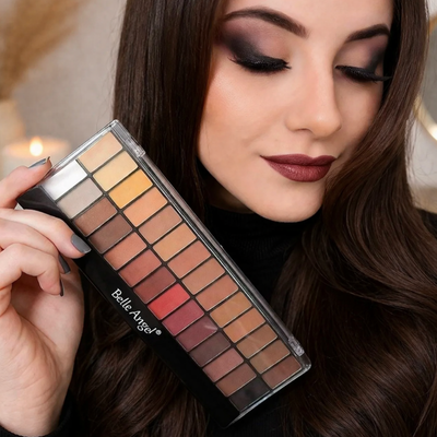 Paleta de Sombras Opacas para Esfumado Profissional