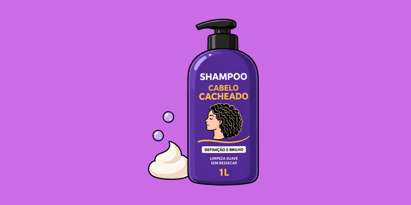 shampoos de 1 litro para cabelos cacheados e encaracolados