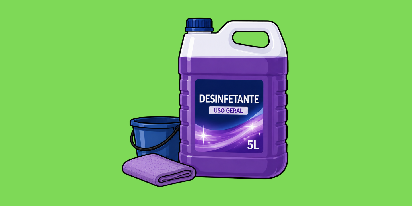 desinfetantes de 5 litros para limpeza geral