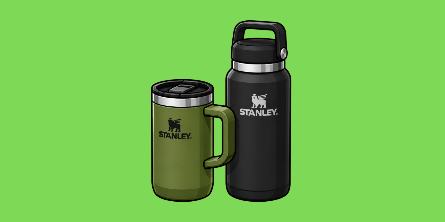 garrafas e canecas originais stanley mais vendidas
