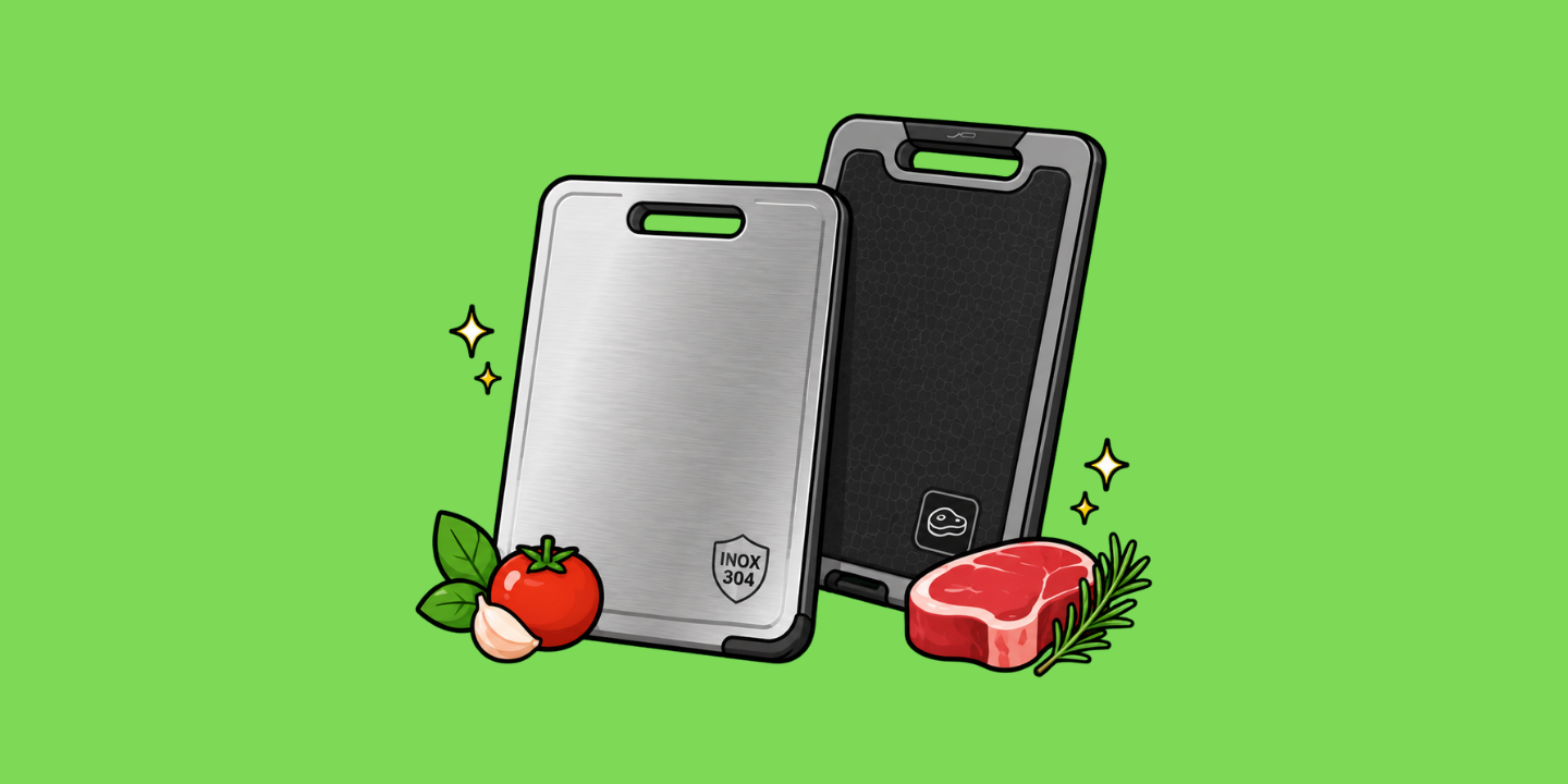 melhores taboas de carne e legumes inox