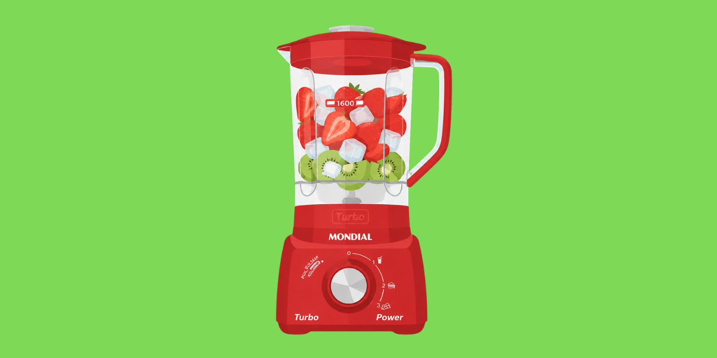 Liquidificador Mondial Turbo Power 550W Vale a Pena? Review 2026