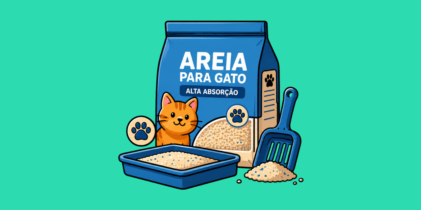 melhores areias de gato para torrão econômica